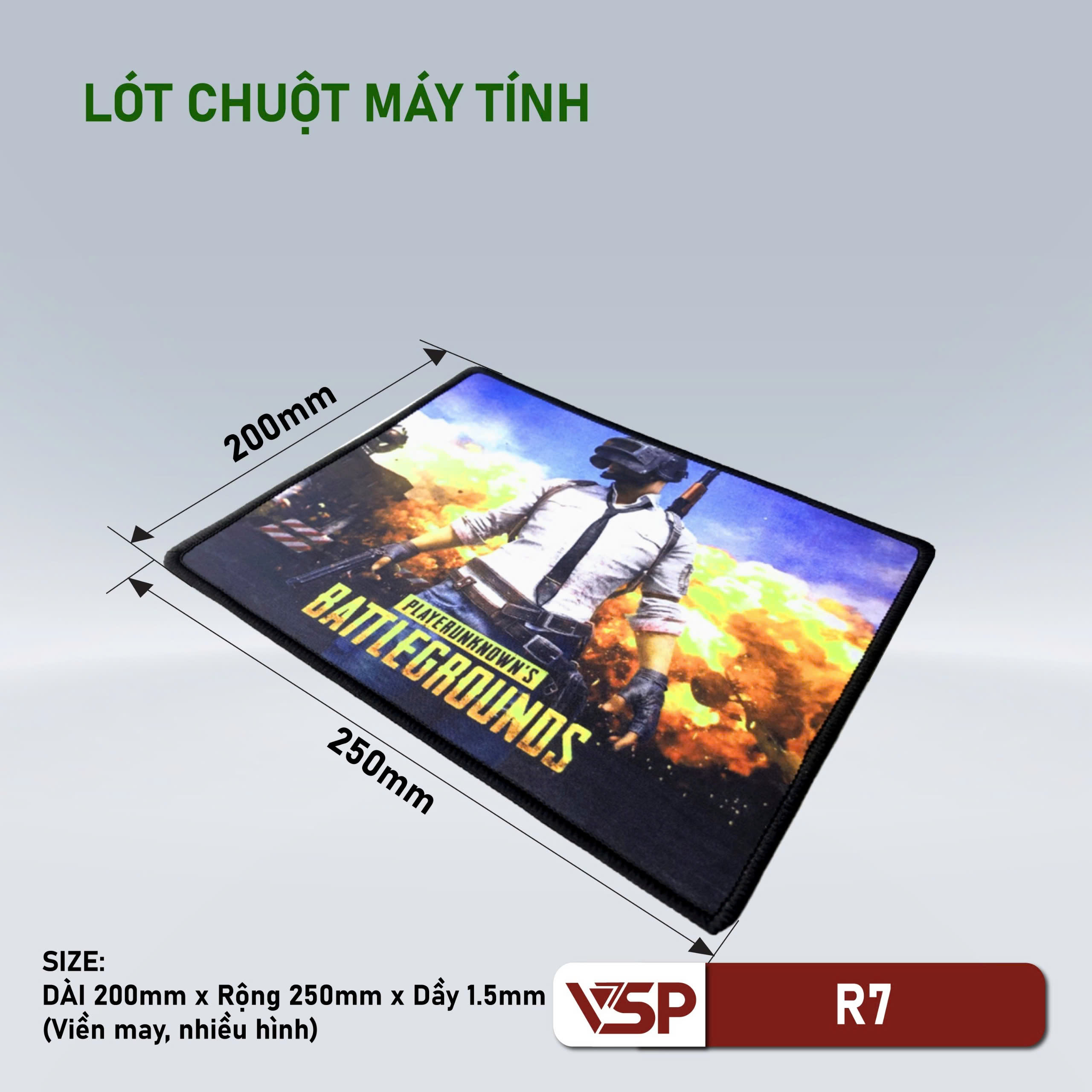 Lót chuột VSP R7 - Nhiều hình
